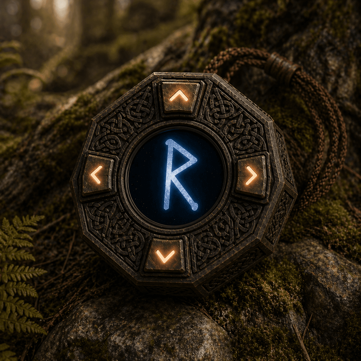 RUNA device in a forest setting